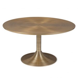 Zlatý kulatý konferenční stolek Bold Monkey Hypnotising 77 cm - Nosnost move10 kg- Výška 40 cm