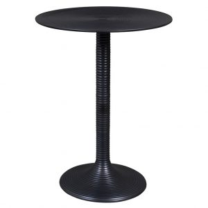 Černý kulatý odkládací stolek Bold Monkey Hypnotising 37 cm - Nosnost move10 kg- Výška 48 cm
