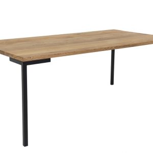 Nordic Living Dubový konferenční stolek Lugas 110x60 cm - Šířka110 cm- Deska move Dubové dřevo