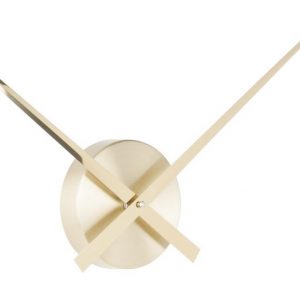 Time for home Zlaté nástěnné hodiny Pointer 28 cm - Minutová ručička28 cm- Hodinová ručička move 22 cm