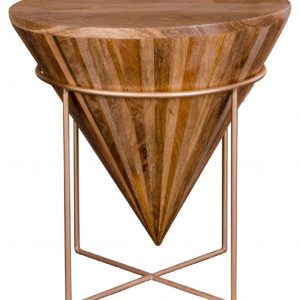 Nordic Living Mangový odkládací stolek Krop 45 cm - Šířka45 cm- Hmotnost move 6