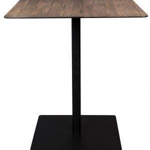 Dubový bistro stolek DUTCHBONE Braza Square 70 x 70 cm - Výška75 cm- Šířka 70 cm