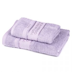 4Home Sada Bamboo Premium osuška a ručník světle fialová