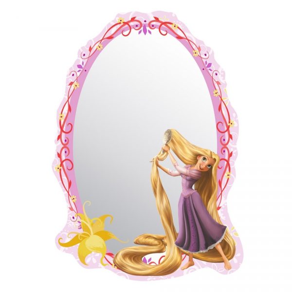 AG Art Samolepicí dětské zrcadlo Rapunzel Princezna Locika