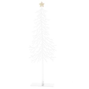 Vánoční kovová dekorace Tree with star