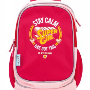BAAGL Předškolní batoh Supergirl – STAY CALM  - MateriálPolyester- Rozměr šířka - 21 cm