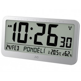 JVD RB9359.2 - Digitální hodiny řízené signálem s českým názvem dne