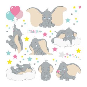 Samolepicí dekorace Dumbo