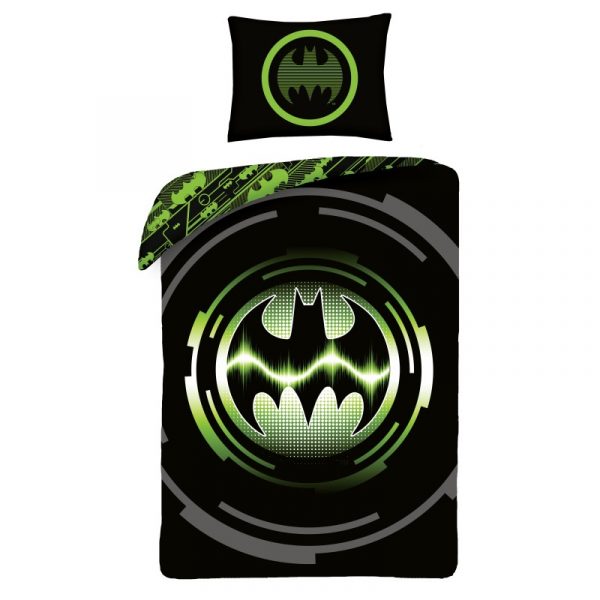 Halantex Bavlněné povlečení 140x200 + 70x90 cm - Batman  - MateriálBavlna- Barva Odstíny zelené