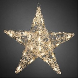Vánoční 5 cípá hvězda pr. 40 cm