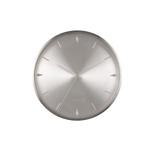 Karlsson 5896SI designové nástěnné hodiny  - Barvastříbrná-