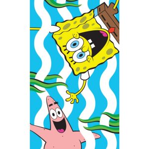 TipTrade Dětský ručníček 30x50 cm - Sponge Bob Zábava v moři  - MateriálBavlna- Rozměr 30 x 50 cm