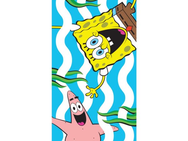 TipTrade Dětský ručníček 30x50 cm - Sponge Bob Zábava v moři  - MateriálBavlna- Rozměr 30 x 50 cm