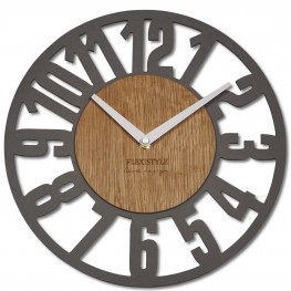 Flexistyle z220 - nástěnné hodiny z přírodního dubu