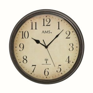 AMS 5962 nástěnné hodiny  - Barvahnědá-