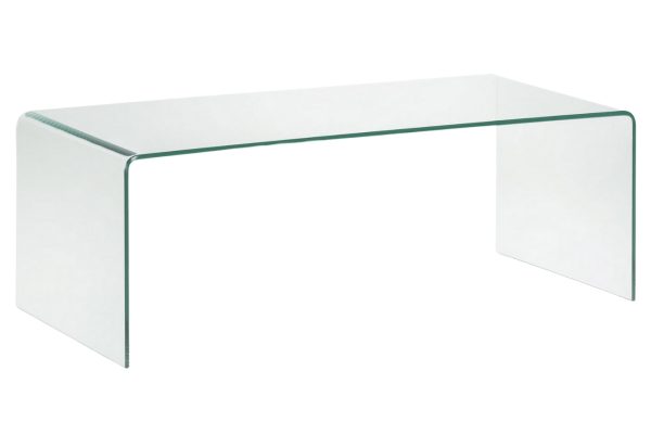 Skleněný konferenční stolek Kave Home Burano 110 x 50 cm  - Výška38 cm- Šířka 110 cm
