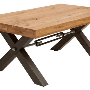 Moebel Living Masivní dubový konferenční stolek Hogan 110 x 60 cm  - Výška45 cm- Šířka 110 cm