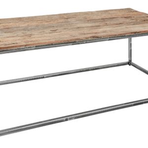 Moebel Living Masivní teakový konferenční stolek Raw II 110 x 60 cm  - Výška40 cm- Šířka 110 cm