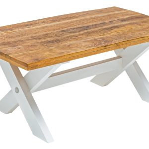 Moebel Living Masivní mangový konferenční stolek Provence 110 x 60 cm  - Výška45 cm- Šířka 110 cm