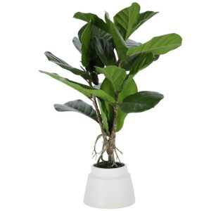 Umělá květina Kave Home Lyrata 60 cm  - Výška60 cm- Průměr 30 cm