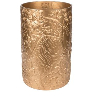 Zlatá váza Bold Monkey Songs Of The Night Tiger  - Výška39 cm- Průměr 25 cm