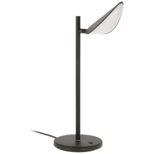 Černá kovová stolní lampa Kave Home Veleira  - Výška45 cm- Šířka 31 cm