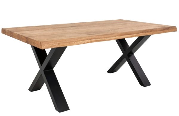 Nordic Living Dubový konferenční stolek Tolon 120x70 cm  - Šířka120 cm- Hloubka 70 cm