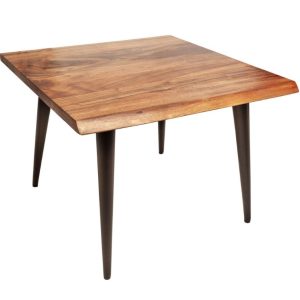 Moebel Living Masivní akátový konferenční stolek Logem 60 x 60 cm  - Šířka60 cm- Výška 45 cm
