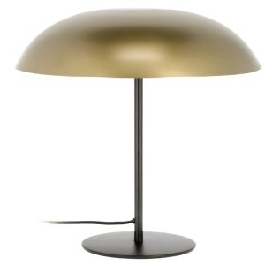 Zlatá kovová stolní lampa Kave Home Carlisa  - Výška43 cm- Šířka 43 cm