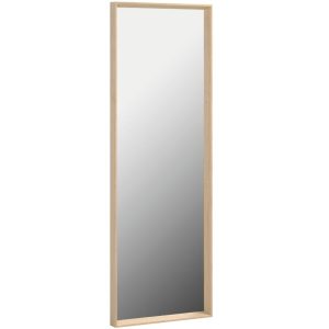 Přírodní dřevěné nástěnné zrcadlo Kave Home Nerina 52 x 152 cm  - Výška152 cm- Šířka 52 cm