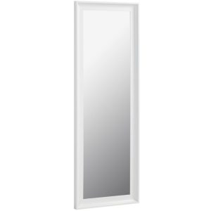 Bílé lakované zrcadlo Kave Home Romila 52 x 152 cm  - Výška152