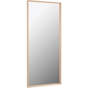 Přírodní dřevěné nástěnné zrcadlo Kave Home Nerina 80 x 180 cm  - Výška180 cm- Šířka 80 cm