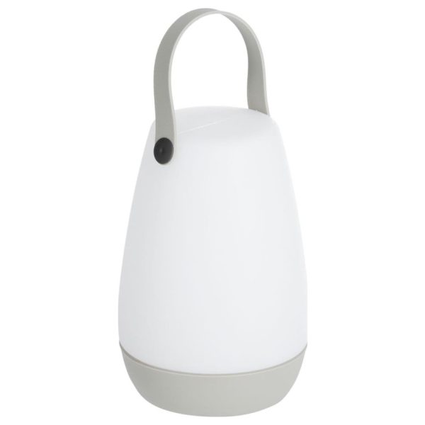 Bílá plastová stolní LED lampa Kave Home Dianela  - Výška28 cm- Šířka 13 cm