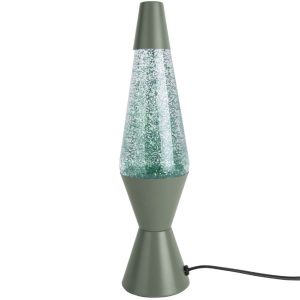 Time for home Zelená kovová stolní lampa Sparke  - Výška37 cm- Průměr 10 cm