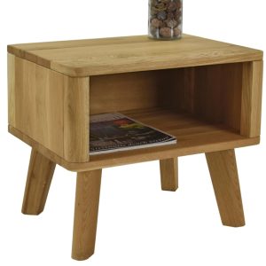 Woody Masivní dubový noční stolek Marianna 48 x 38 cm  - Výška42 cm- Šířka 48 cm