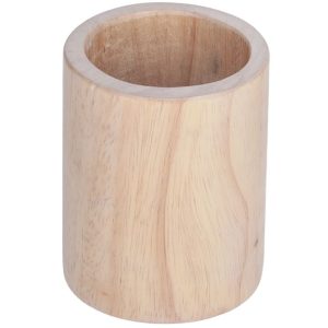 Dřevěný stojánek na tužky Kave Home Dilcia  - Výška9 cm- Průměr 7 cm