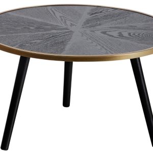 Hoorns Dřevěný konferenční stolek Kole 60 cm  - Výška33 cm- Průměr 60 cm