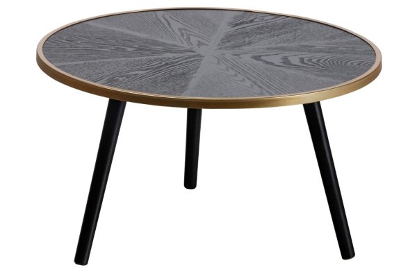 Hoorns Dřevěný konferenční stolek Kole 60 cm  - Výška33 cm- Průměr 60 cm