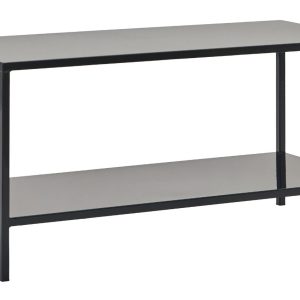 House Doctor Černý kovový konferenční stolek Fari 85 x 35 cm  - Výška42 cm- Šířka 85 cm