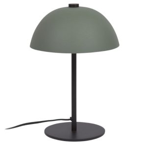 Zelená kovová stolní lampa Kave Home Aleyla  - Výška33 cm- Průměr 22 cm