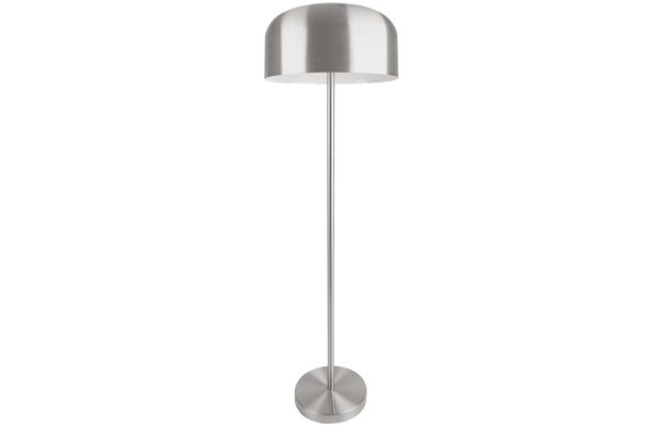 Time for home Stříbrná kovová stojací lampa Ari 150 cm  - Výška150 cm- Průměr 42 cm