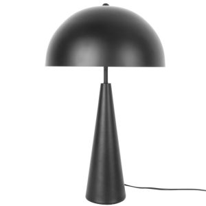 Time for home Černá kovová stolní lampa Agni  - Výška51 cm- Šířka 30 cm
