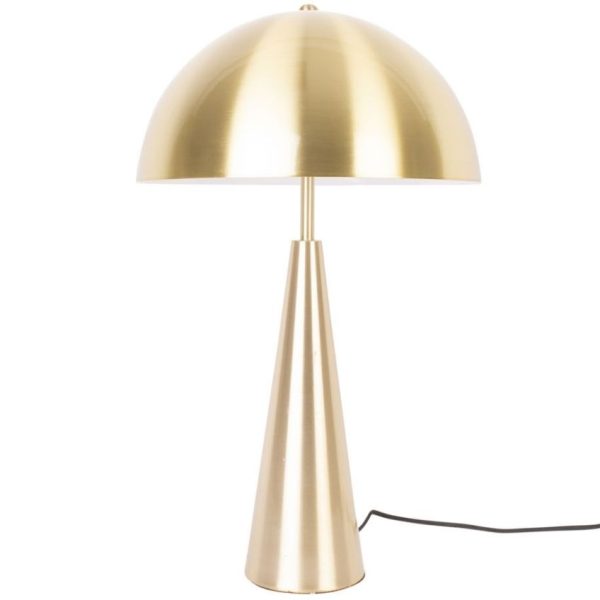 Time for home Zlatá kovová stolní lampa Agni  - Výška51 cm- Šířka 30 cm