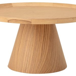 Dubový konferenční stolek Bloomingville Luana 74 cm  - Výška37 cm- Průměr 74 cm