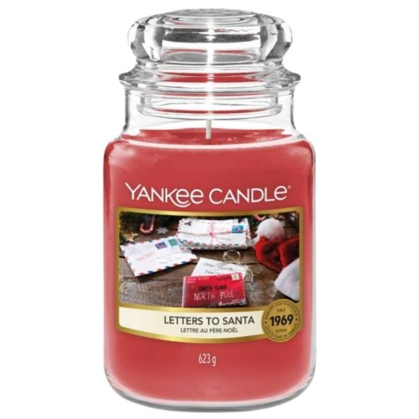Velká vonná svíčka Yankee Candle Letters To Santa  - Průměr9