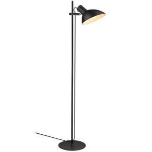 Černá kovová stojací lampa Halo Design Metropole 150 cm  - Výška150 cm- Průměr stínidla 23