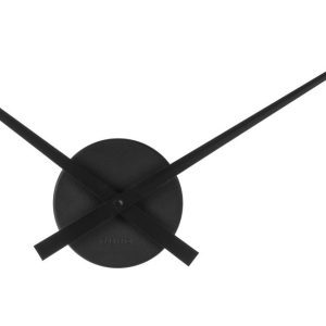 Time for home Černé nástěnné hodiny Pointer 28 cm  - Minutová ručička28 cm- Hodinová ručička 22 cm