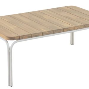 Přírodní akátový zahradní konferenční stolek Kave Home Cailin 100x60 cm  - Výška40 cm- Šířka 100 cm