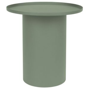 White Label Zelený matný kovový odkládací stolek WLL SVERRE 45