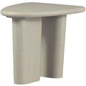 Hoorns Šedo bílý mangový konferenční stolek Bachoe 63 x 51 cm  - Výška53 cm- Šířka 64 cm